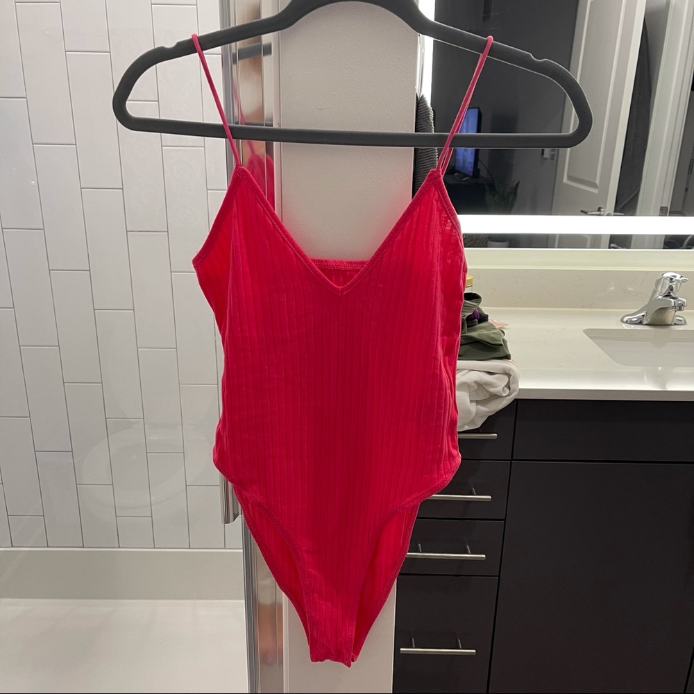 Shein Hot pink bodysuit